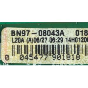 MAIN PARA SMART TV SAMSUNG  / NUMERO DE PARTE BN94-07259C / BN41-02157B / BN9407259C / 07259C / BN97-08043A / PANEL CY-CH048CSLV1H / MODELO UN48H6350AFXZA TS01